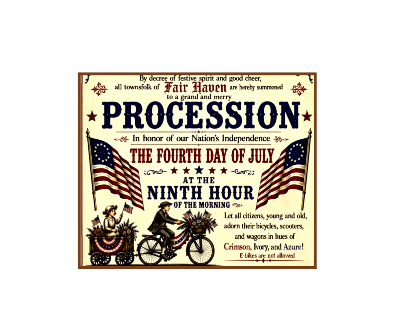 Procession post