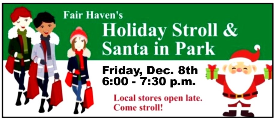HOliday Stroll and Santa in the Park
