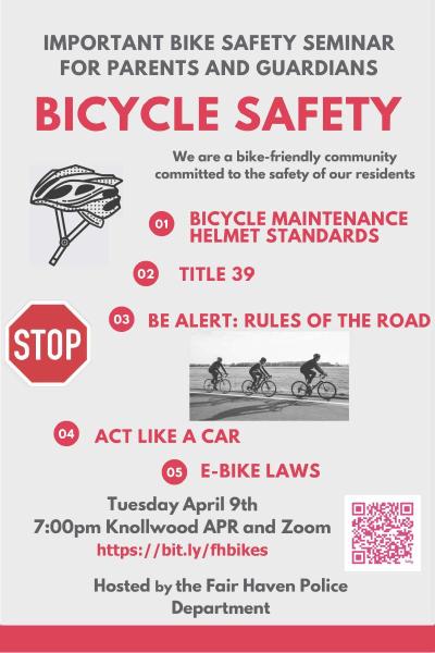 BICYCLE SAFETY SEMINAR