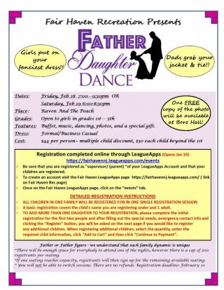 Father/Daughter Dance 2020 - Feb 28 & 29