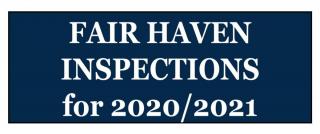FAIR HAVEN INSPECTIONS INFORMATION