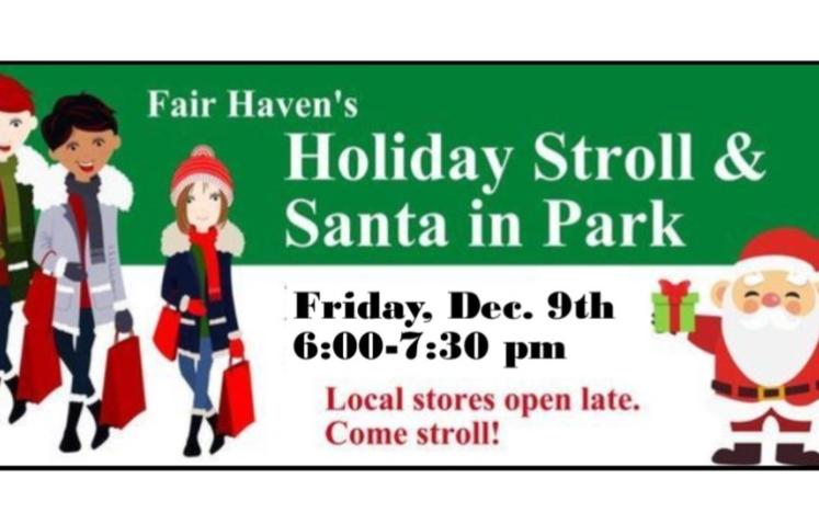HOLIDAY STROLL & SANTA IN THE PARK