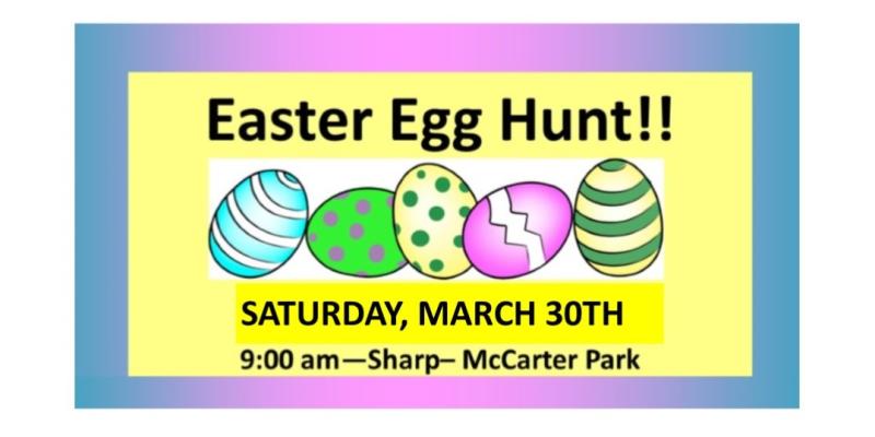 Easter Egg Hunt Bulletin