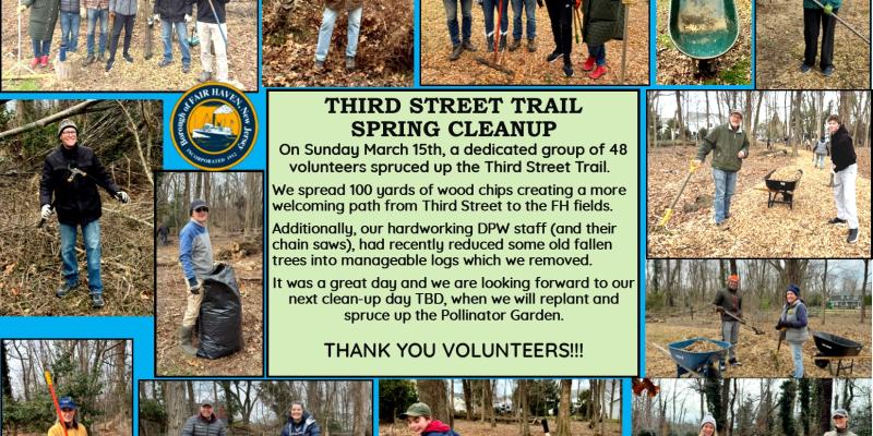 THIRD STREET TRAIL CLEANUP THIRD STREET TRAIL CLEANUP